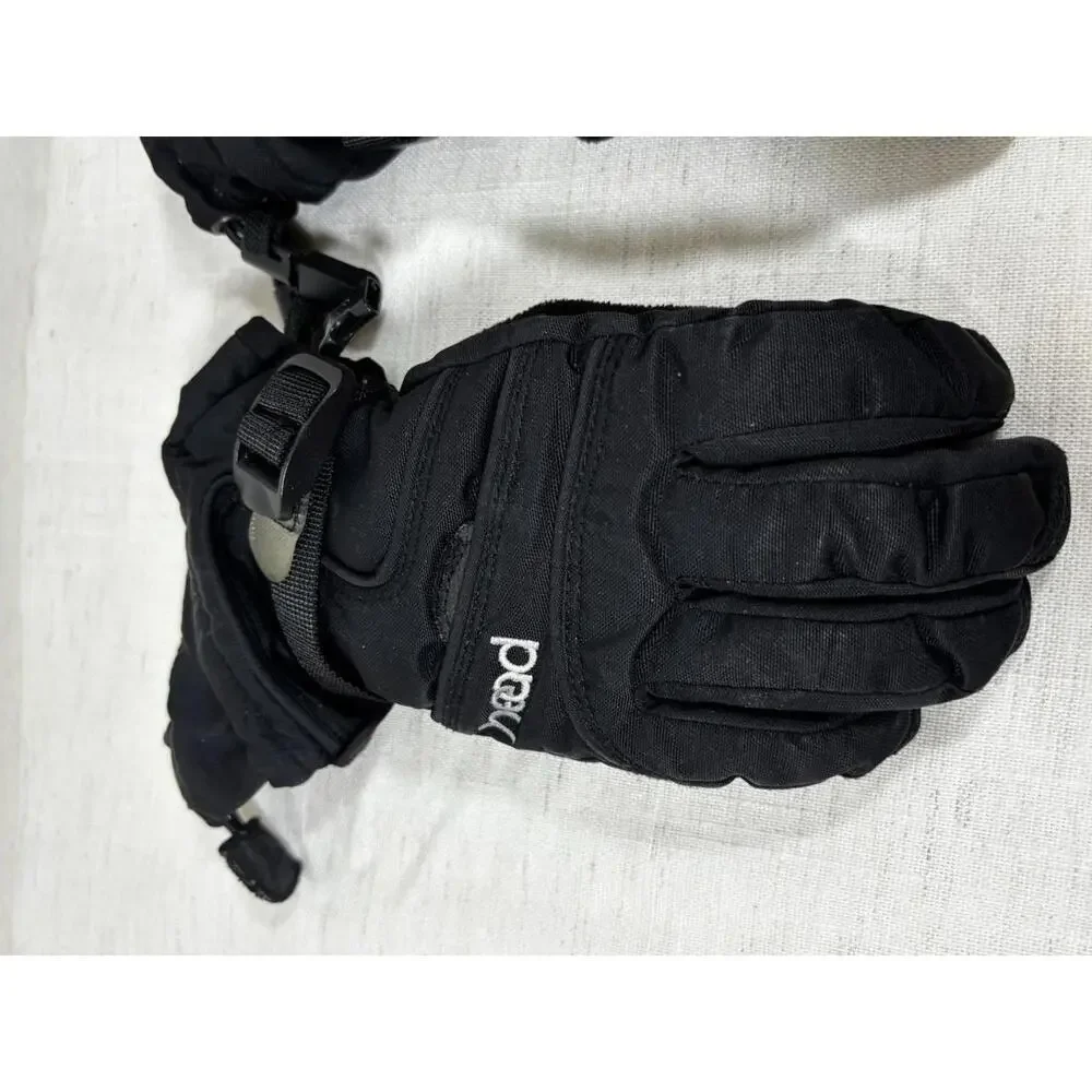 HEAD Youth Ski Gloves M Medium Black Waterproof Winter Snowboard